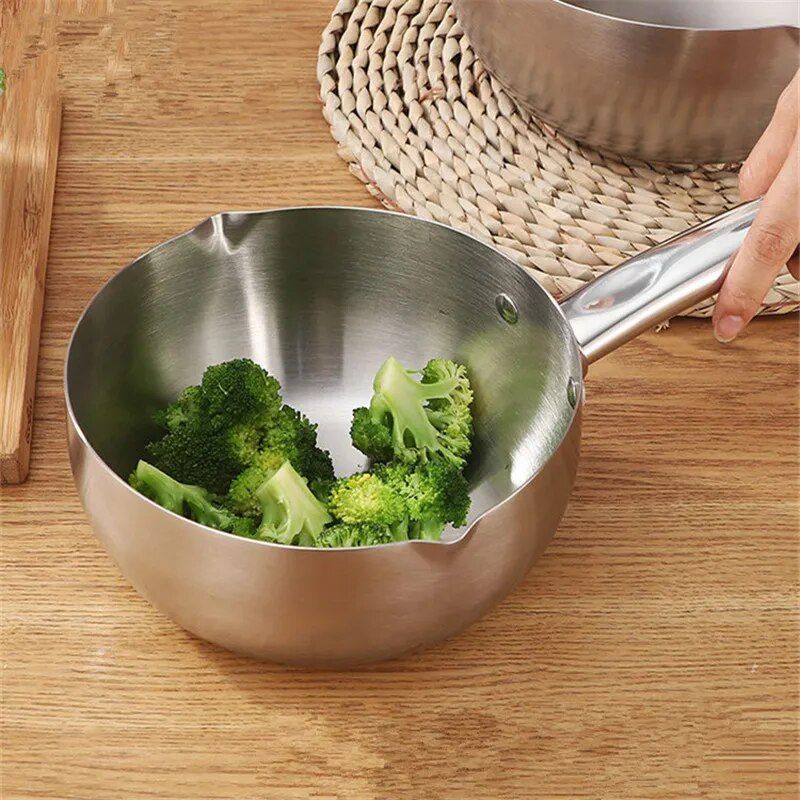 Versatile Stainless Steel Nonstick Saucepan