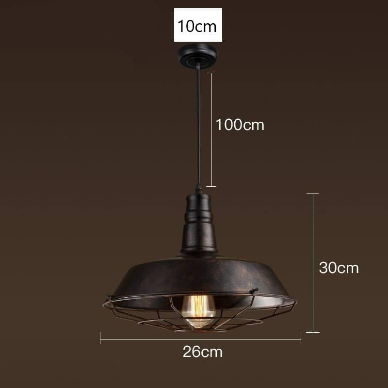 Retro Industrial Iron Pendant Light