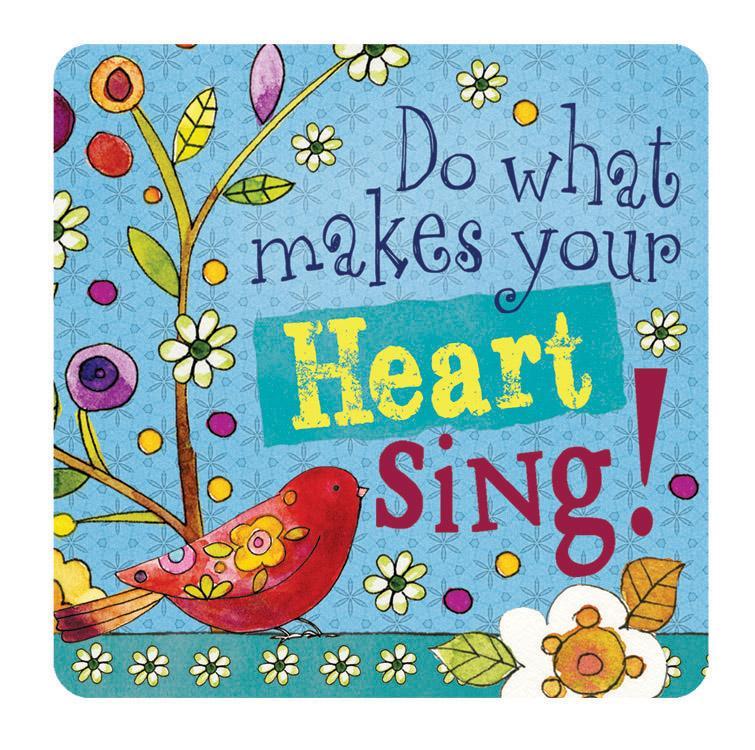 Hearts 'N Hugs: Ceramic Magnet - Do what makes your heart sing