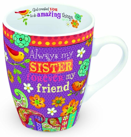 Hearts 'N Hugs: Boxed Ceramic Mug - Sister - Ephesians 2:10