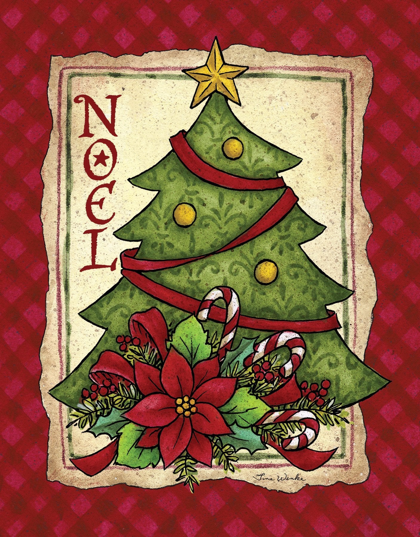 Boxed Christmas Cards: Noel Tree