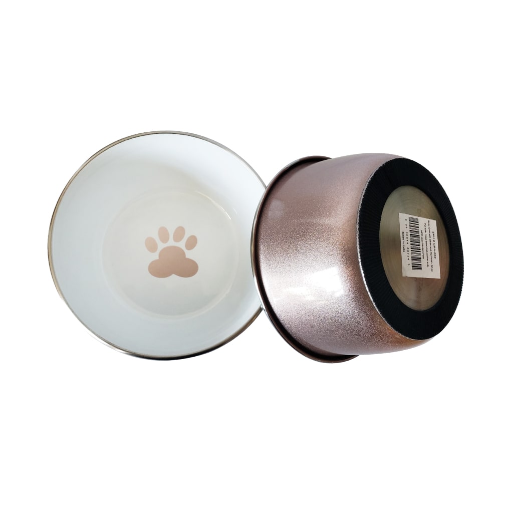 Deep Bowl - Paw Print Design (32 oz)