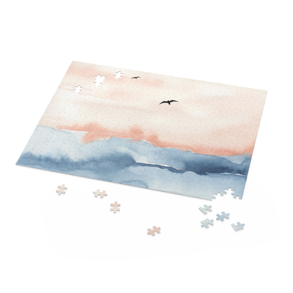 Beach and Birds Jigsaw Puzzle 500-Piece