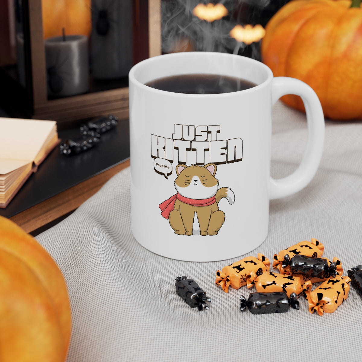 Just Kitten Cat Novelty Mug