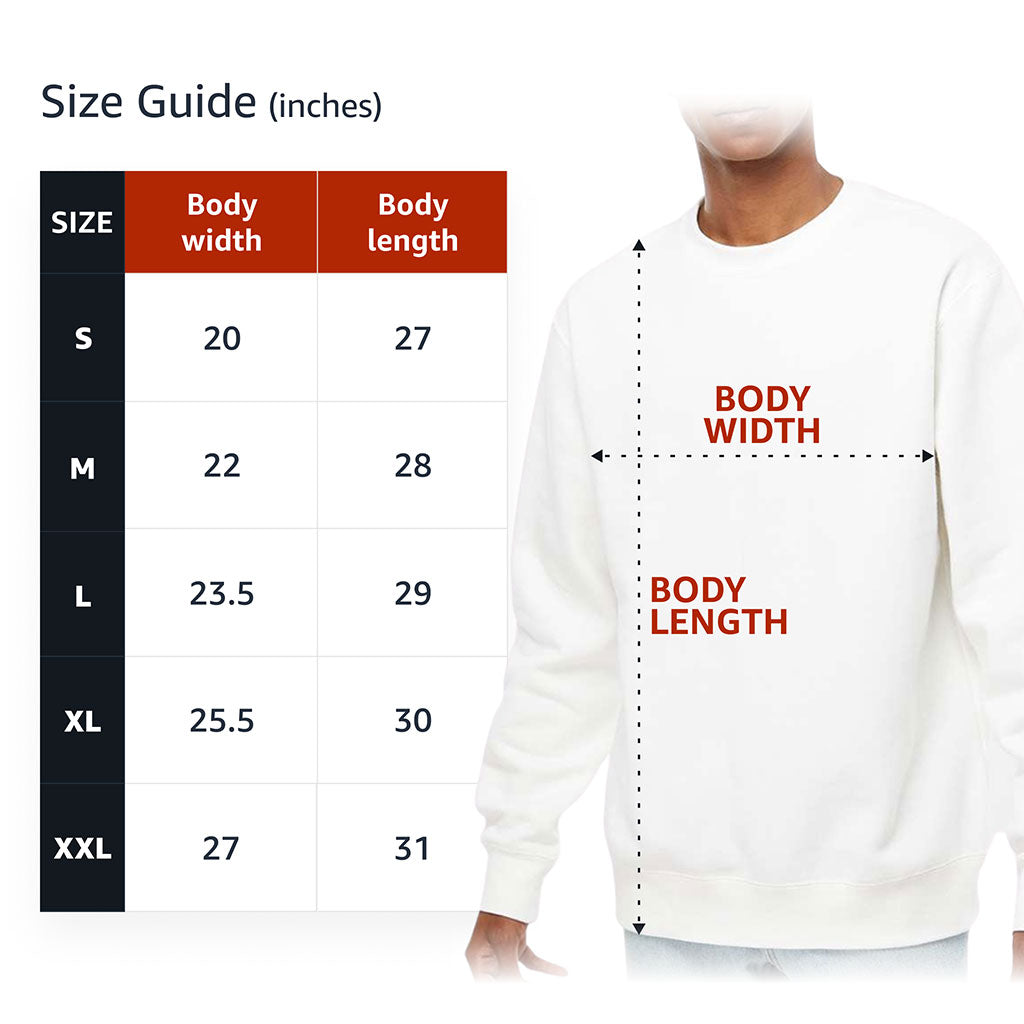 Husband Daddy Protector Hero Midweight Sweatshirt - Cool Crewneck Sweatshirt - Printed Sweatshirt