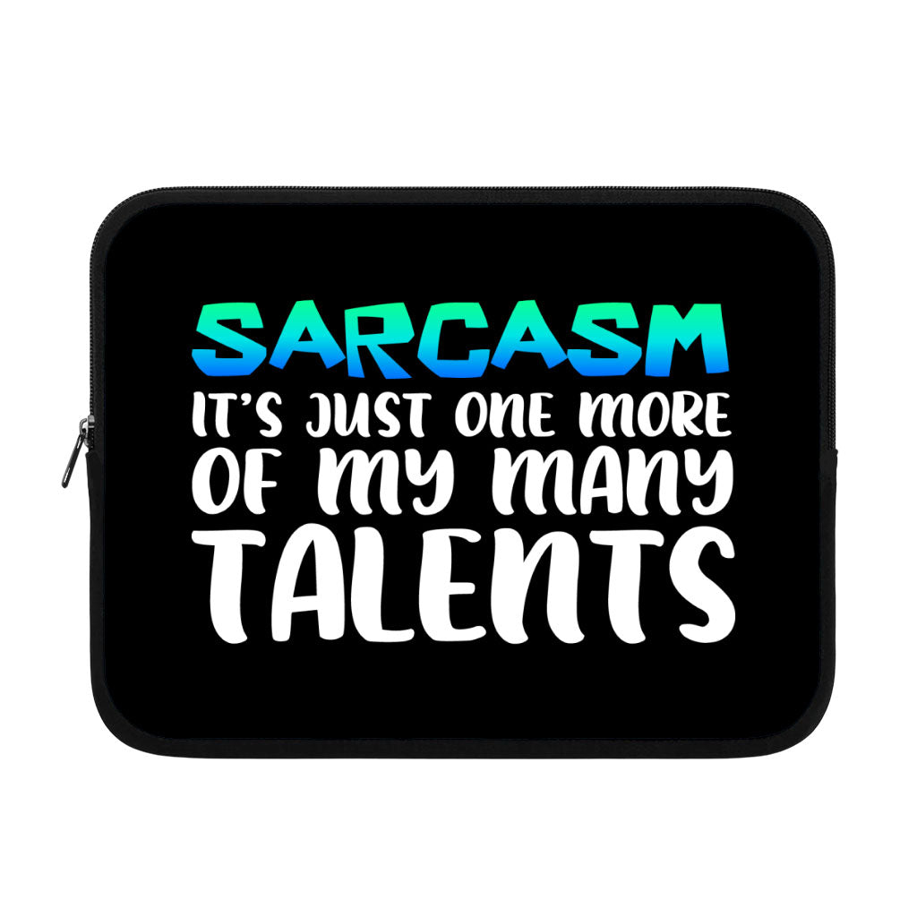 Sarcasm iPad Sleeve - Funny Tablet Sleeve - Printed Carrying Case