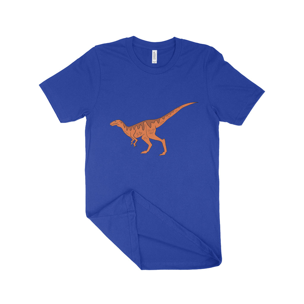 Orange Dinosaur T-Shirt Made in USA