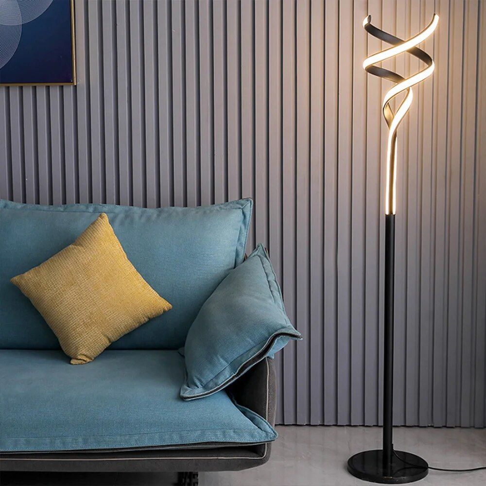 Contemporary Minimalist LED Strip Floor Lamp - Perfect for Modern Living Spaces