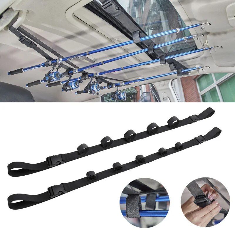 Adjustable Car Fishing Rod Holder Straps