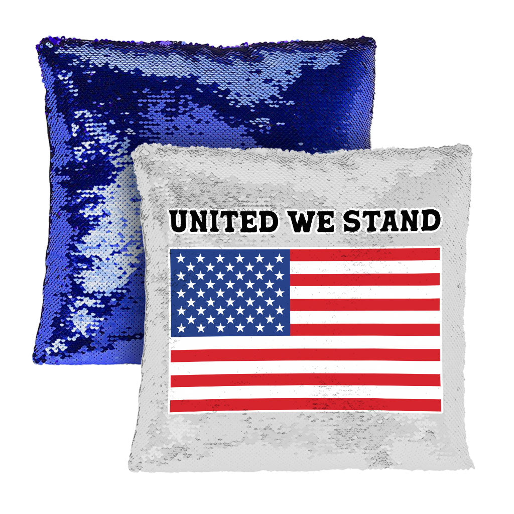 USA Flag Sequin Pillow Case - Patriotic Pillow Case - Trendy Pillowcase