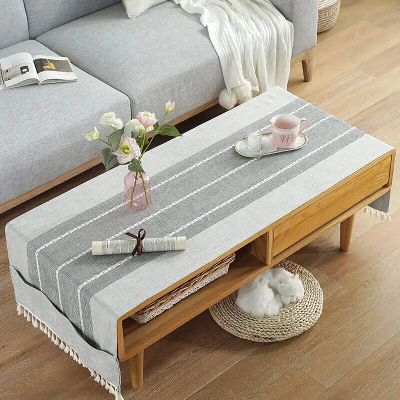 Nordic-Style Rectangular Tablecloth