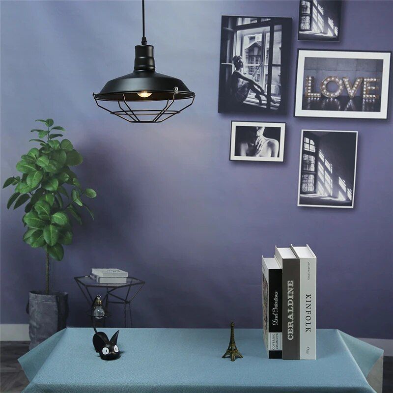 Retro Industrial Iron Pendant Light