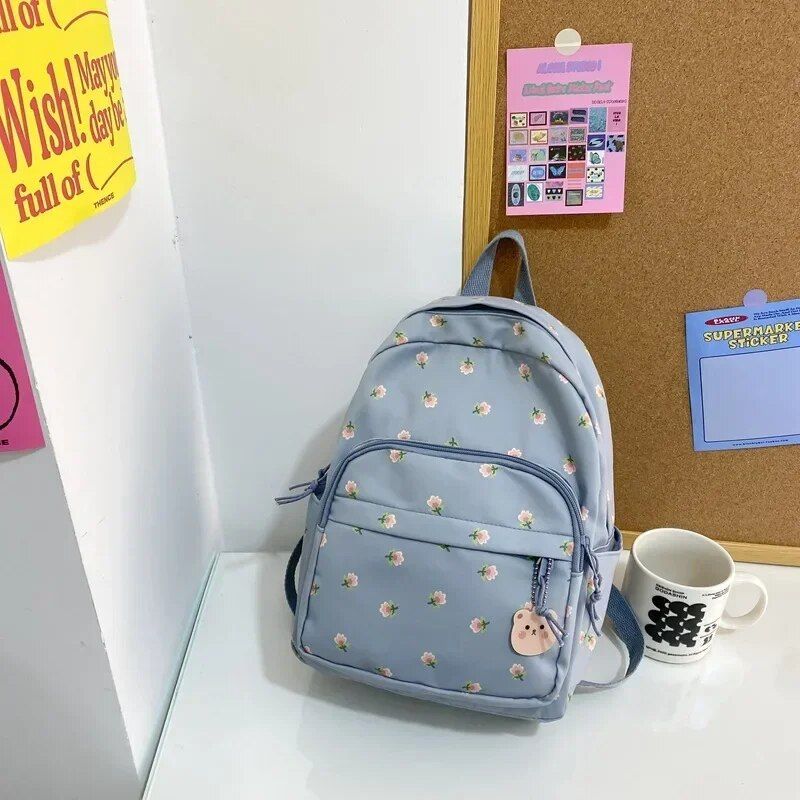 Chic Japanese Floral Mini Backpack