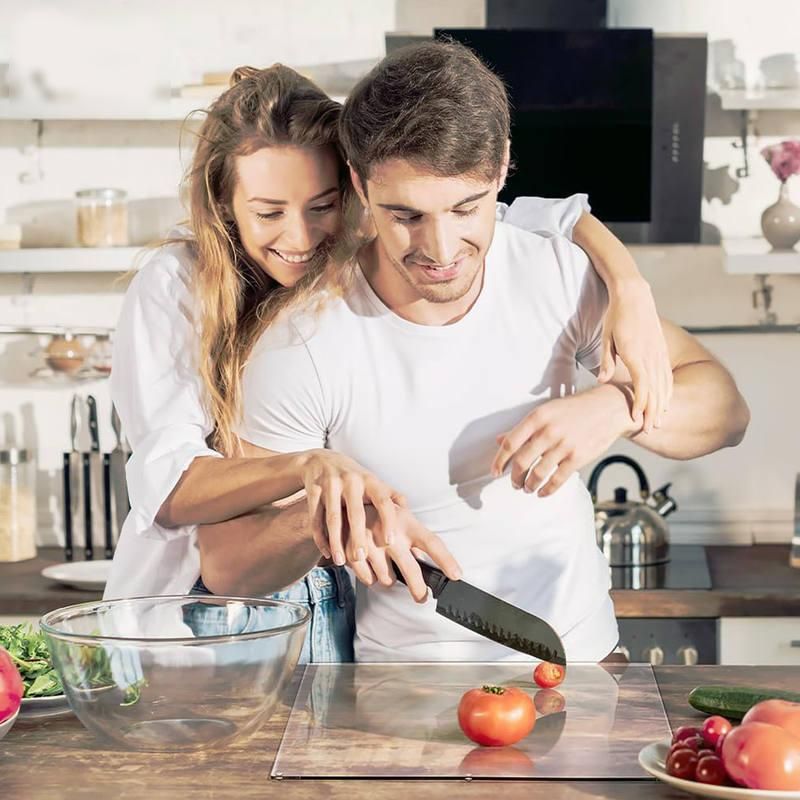 Clear Acrylic Cutting Board with Counter Lip