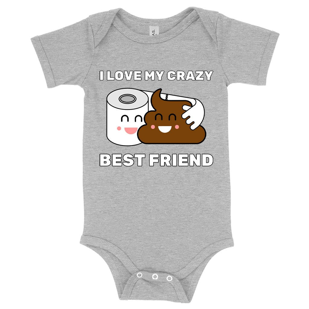 Baby I Love My Best Friend Onesie - Bestie Onesie