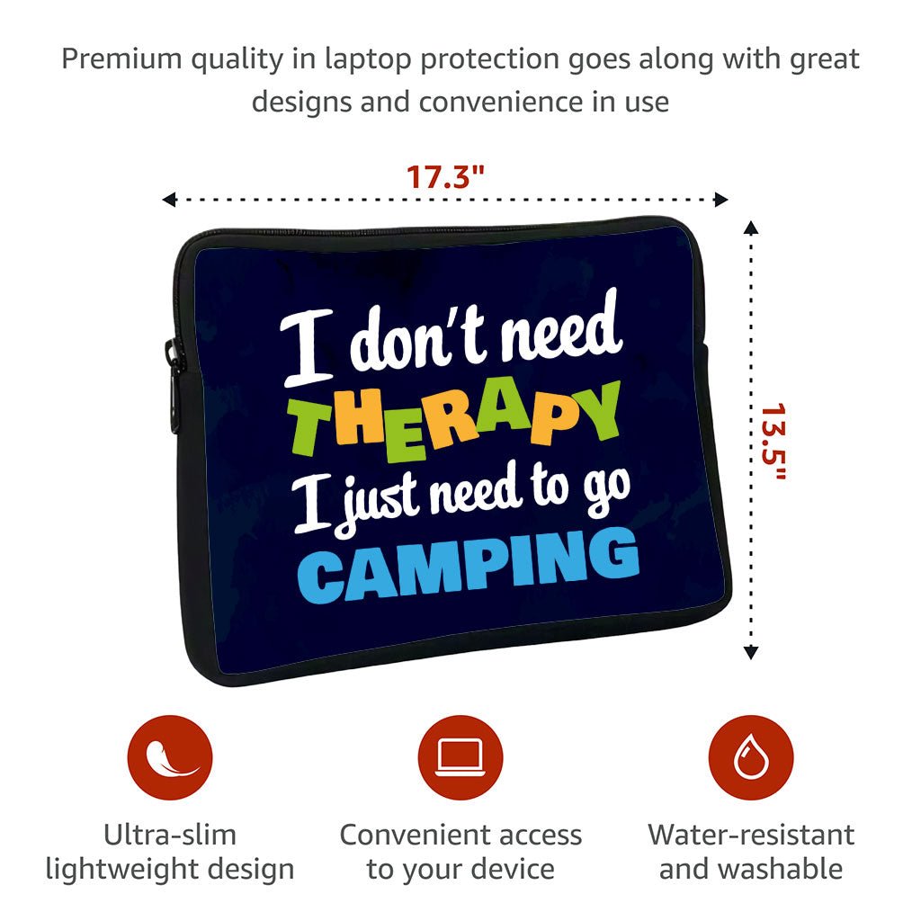 Camping MacBook Pro 16" Sleeve - Cool Laptop Sleeve - Graphic MacBook Sleeve