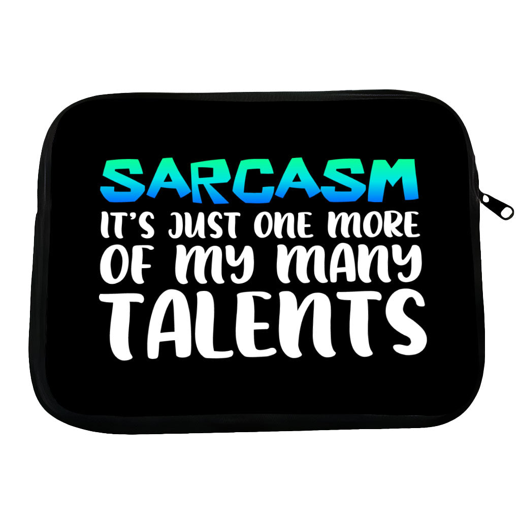 Sarcasm HP 16" Sleeve - Funny Laptop Sleeve - Printed Laptop Sleeve with Zipper