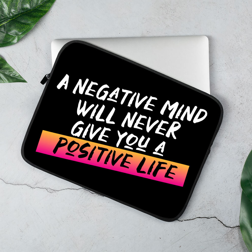 Positive Quote MacBook Pro 14" Two-Sided Sleeve - Trendy Laptop Sleeve - Cool MacBook Sleeve