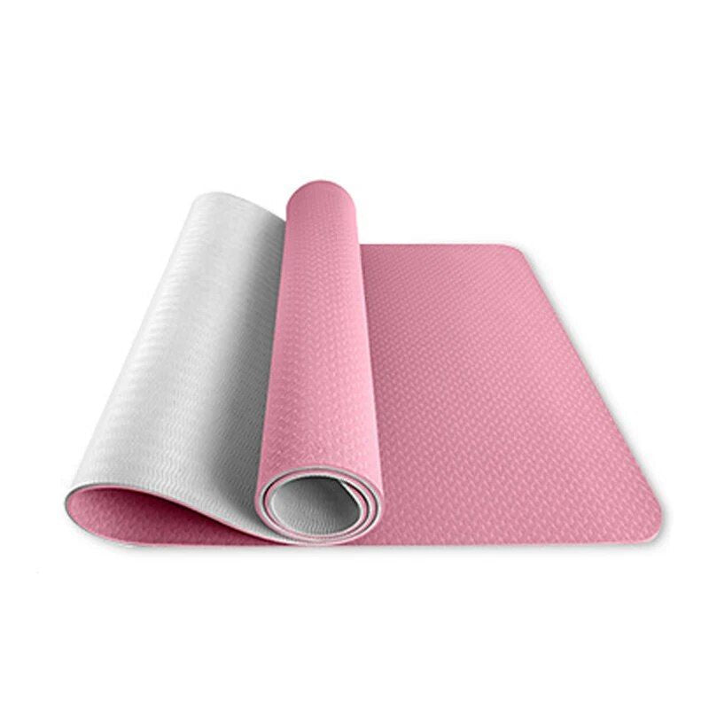 Premium TPE Double Layer Non-Slip Yoga Mat - Ideal for Gymnastics, Pilates & Fitness