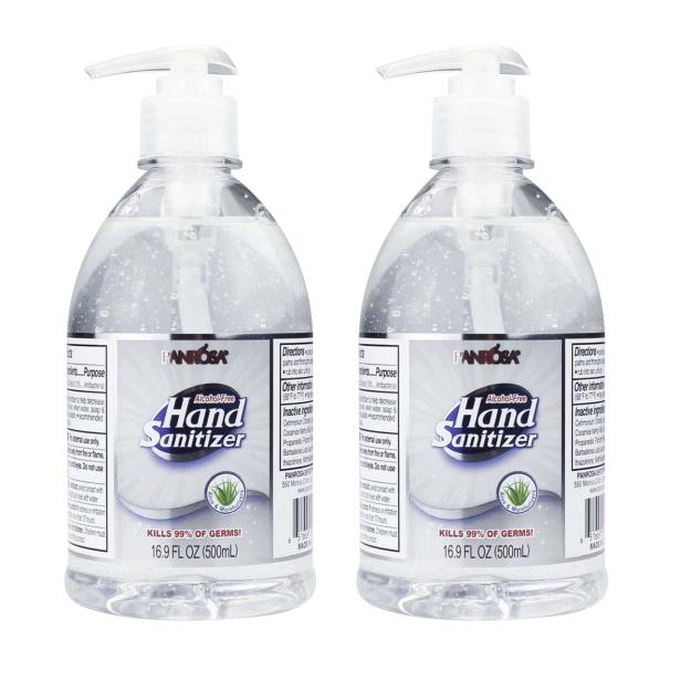 Advance Sanitizer Pump Bottle 16.9 oz / 500ml  Alcohol Free Made In