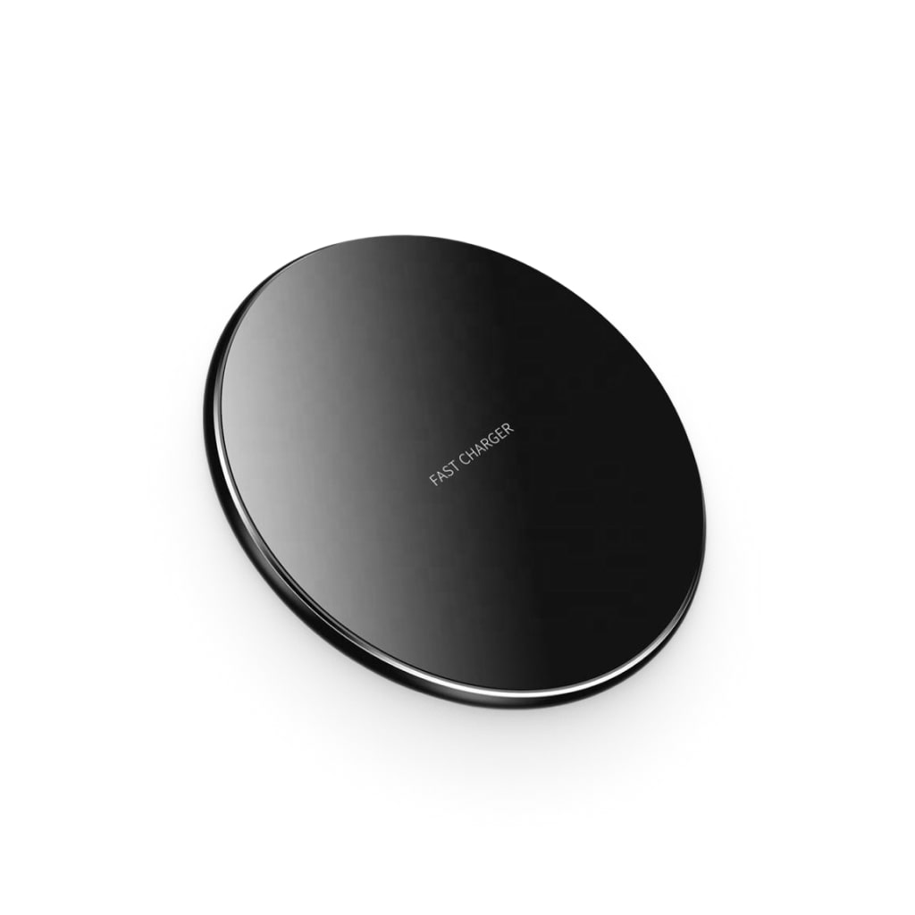 Sleek Black Wireless Charger