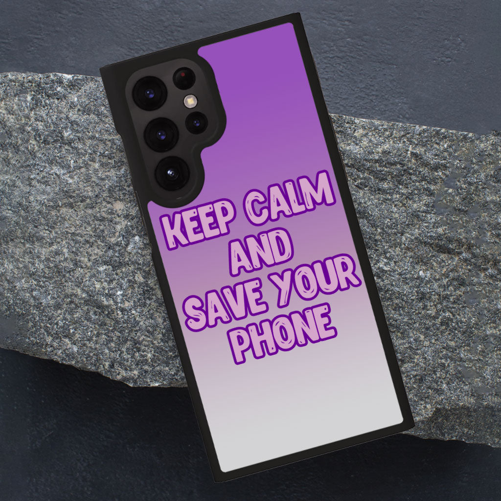 Keep Calm Samsung S22 Ultra Phone Case - Cool Phone Case for Samsung S22 Ultra - Trendy Samsung S22 Ultra Phone Case