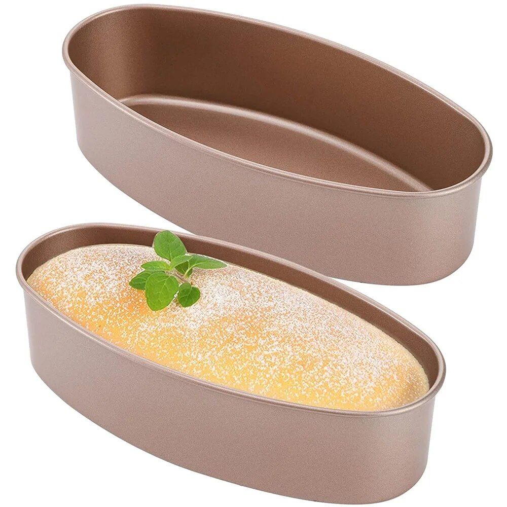 Versatile 23cm Oval Nonstick Carbon Steel Baking Pan