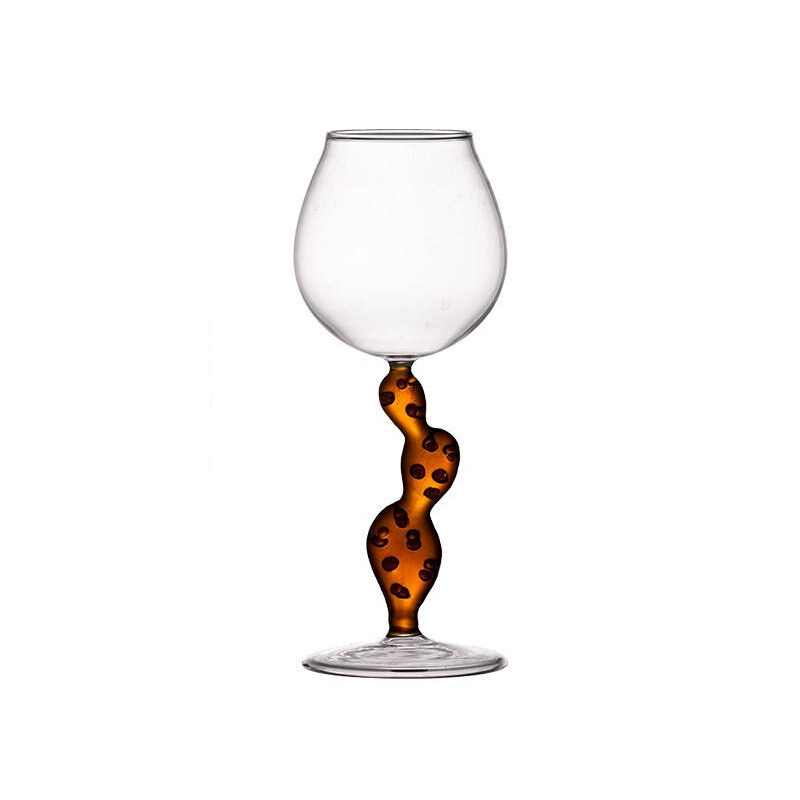 300ml Cactus-Shaped Crystal Cocktail Glass - Elegant Wine Goblet for Special Occasions