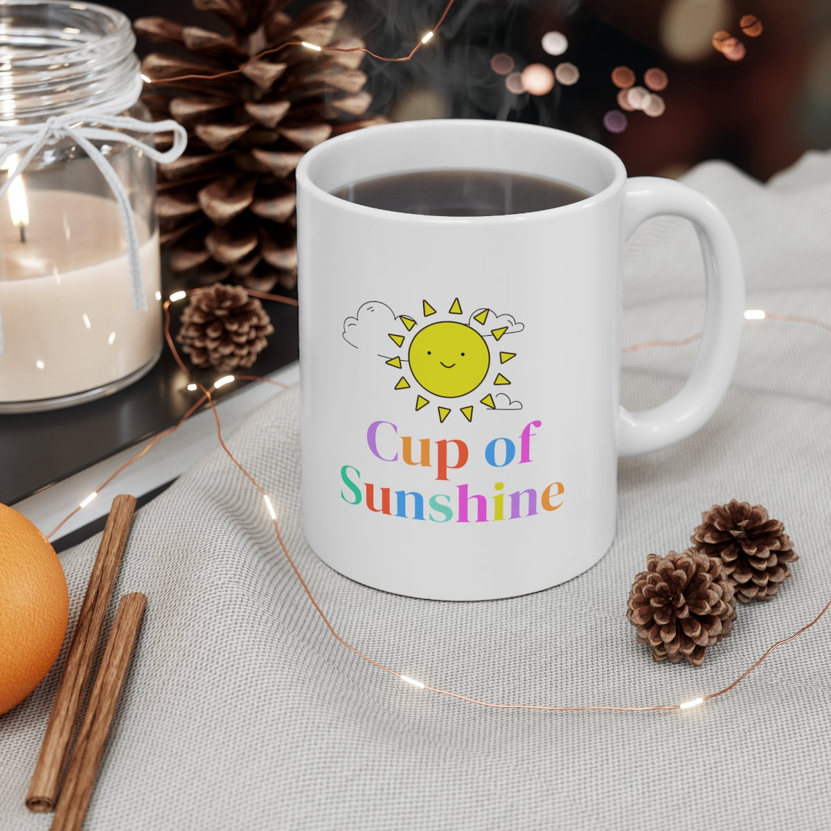 Cup of Sunshine Positive Quote Mug