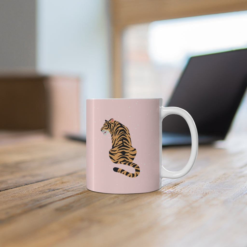 Pink Leopard Mug