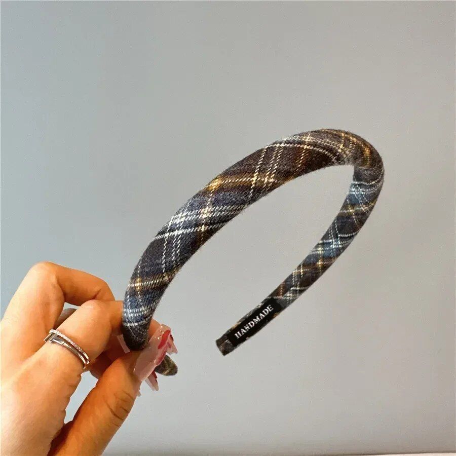 Elegant Plaid Hairband