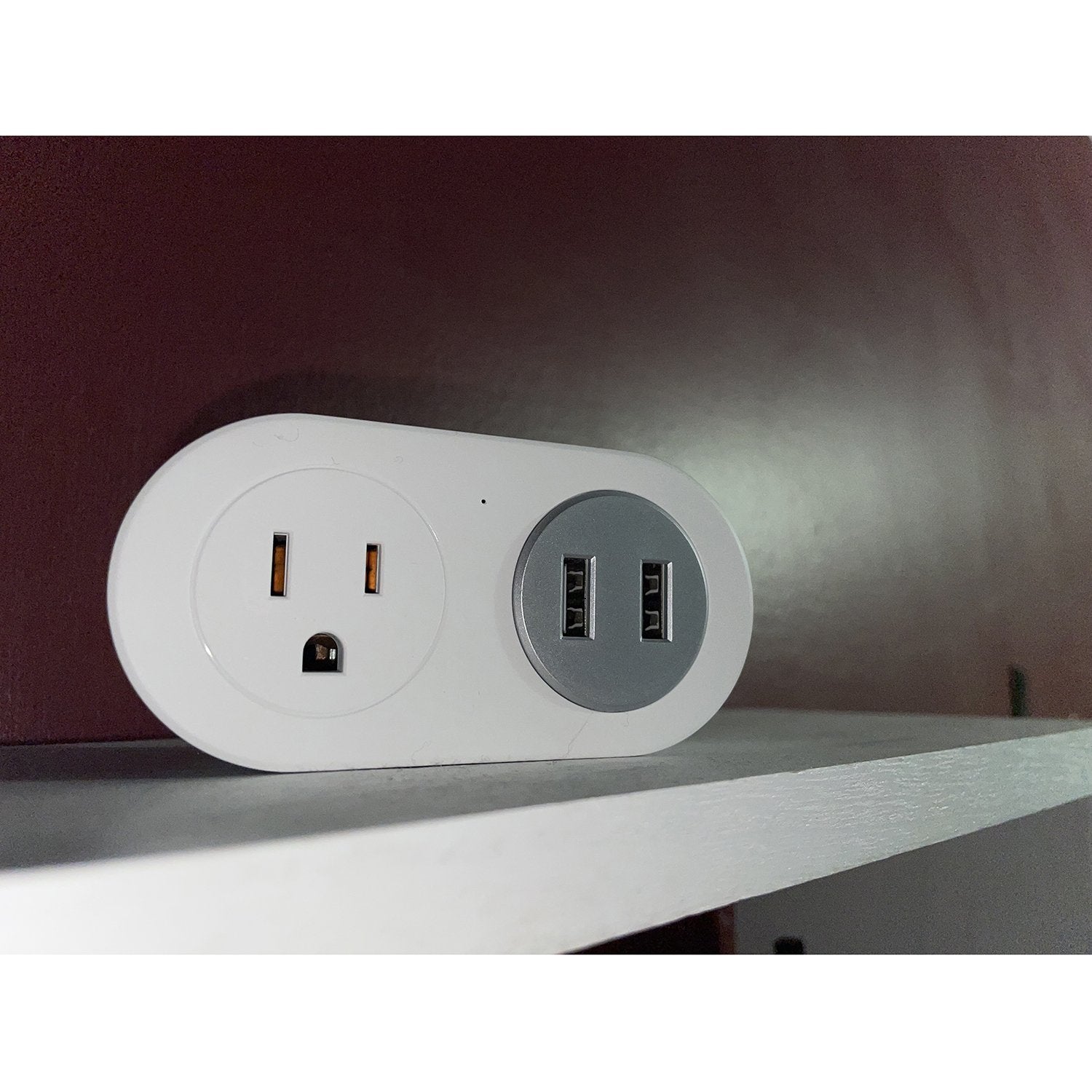 INSTACHEW, Pureconnect+ Smart Plug with USB, App Enabled, Google