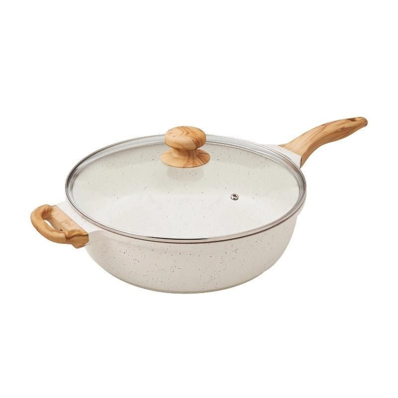 6-Quart Jumbo Cooker Sauté Pan with Glass Lid