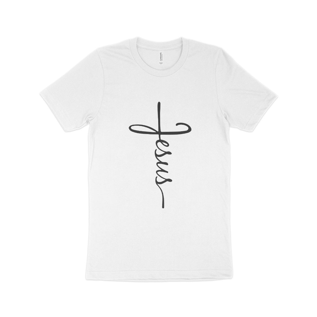 Jesus Cross Unisex Jersey T-Shirt Made in USA