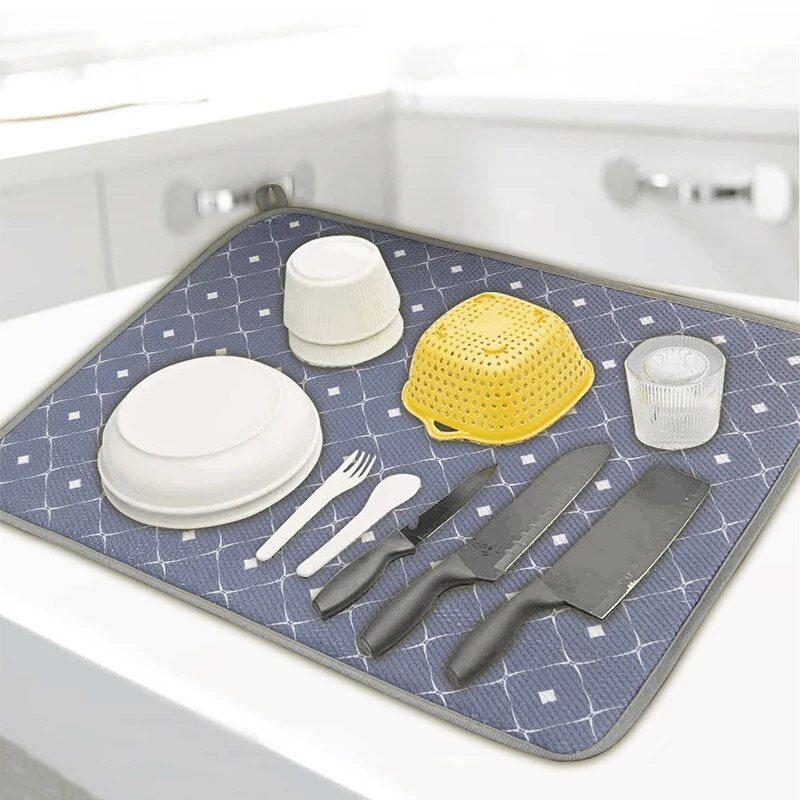 Multi-Purpose Microfiber Dish Drying Mat