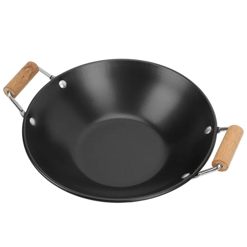 Versatile Stainless Steel Cooking Wok