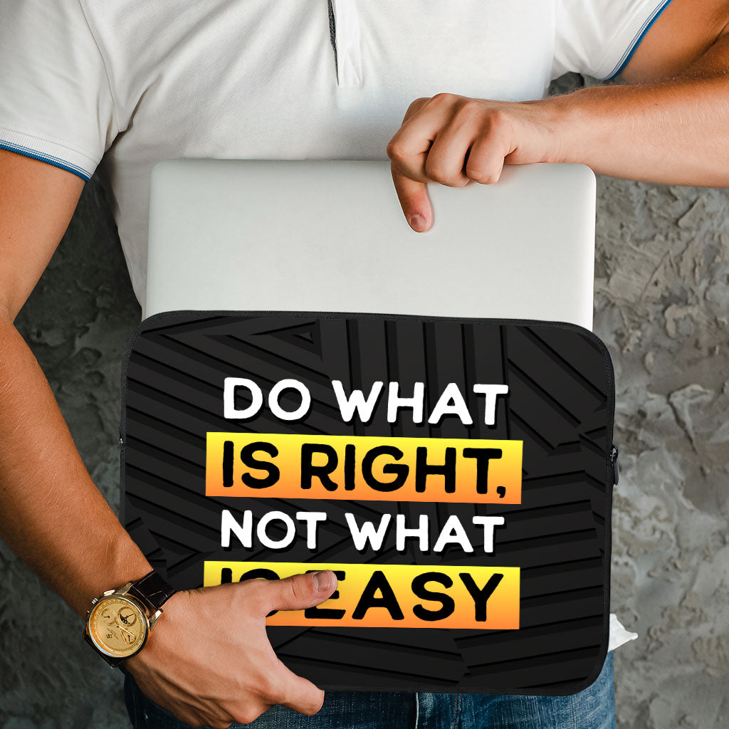 Motivational MacBook Pro 14" Two-Sided Sleeve - Quote Laptop Sleeve - Best Design MacBook Sleeve