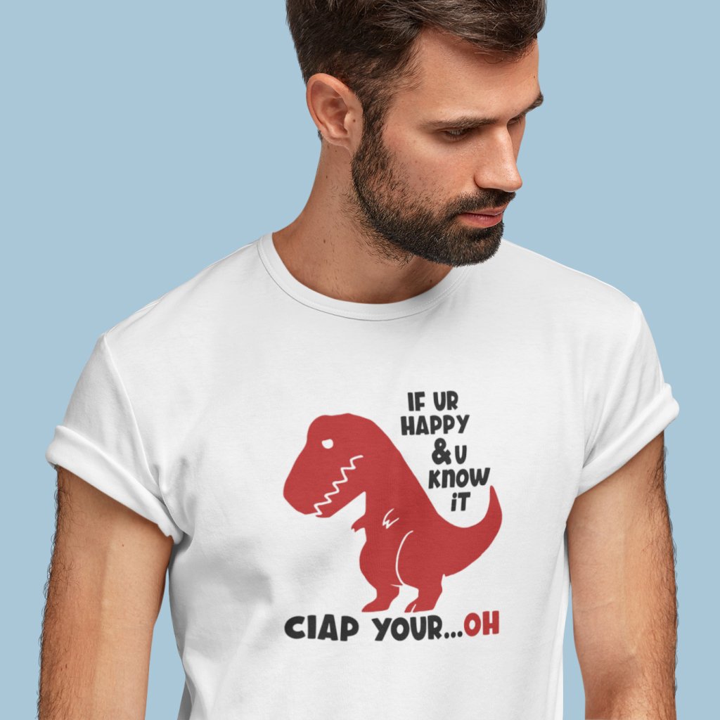 Sad Dinosaur T-Shirt Made in USA