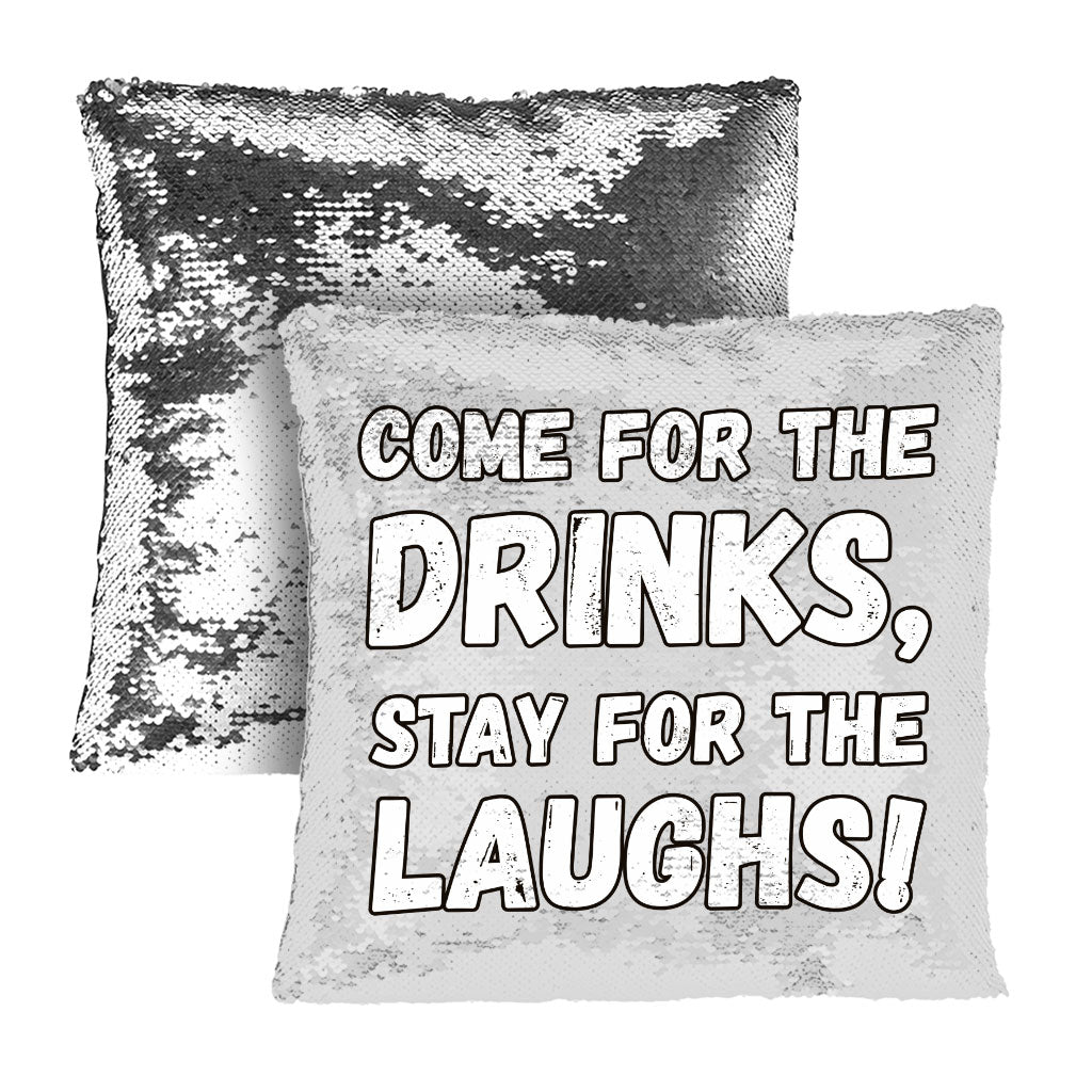 Funny Quote Sequin Pillow Case - Funny Saying Pillow Case - Cool Design Pillowcase