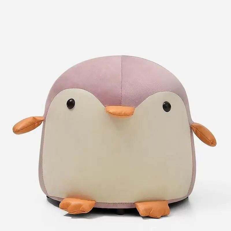 Charming Penguin Cartoon Stool