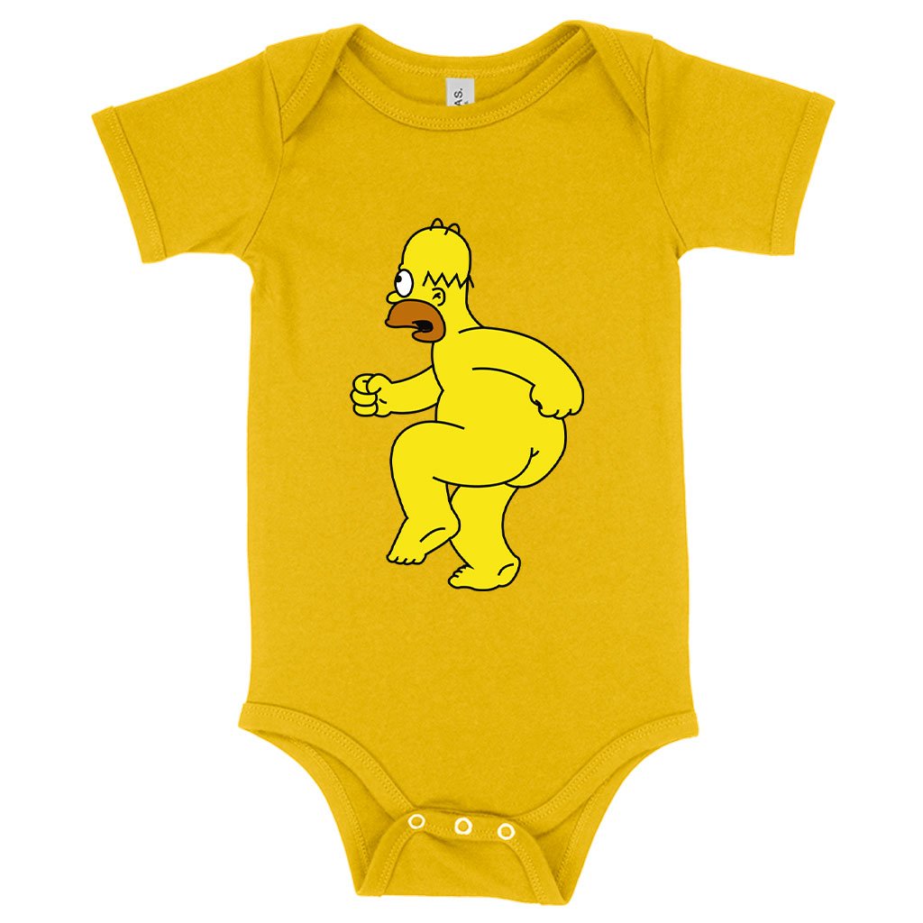 Baby Jersey Homer Onesie - Simpsons Onesies