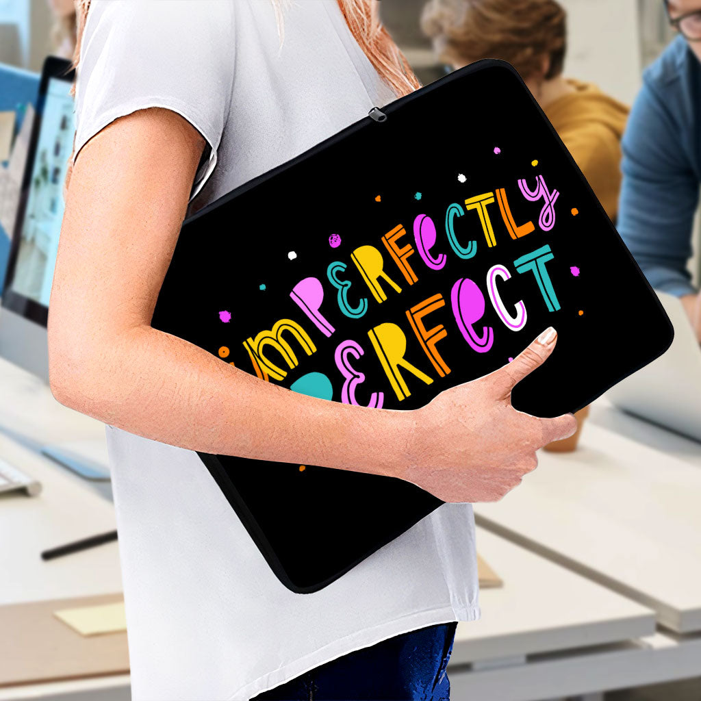 Imperfectly Perfect MacBook Pro 16" Two-Sided Sleeve - Funny Laptop Sleeve - Best MacBook Sleeve