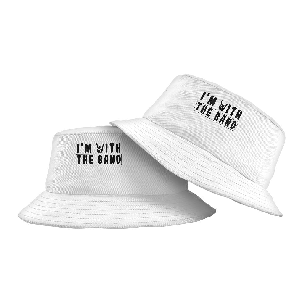 I'm With the Band Bucket Hat - Cool Trendy Hat - Printed Bucket Hat