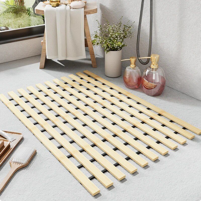 Eco-Friendly Bamboo Bath Mat