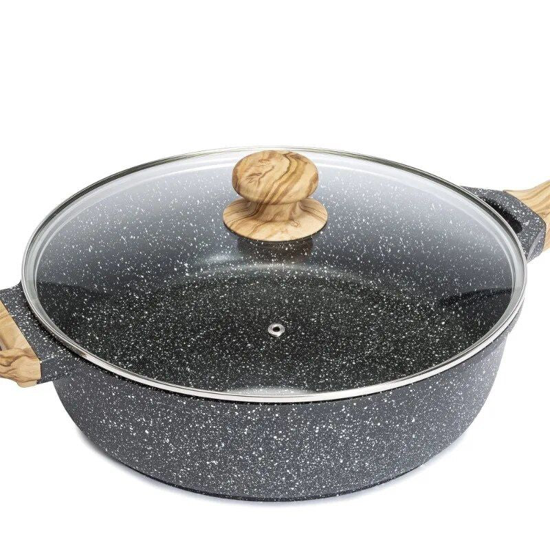 6-Quart Jumbo Cooker Sauté Pan with Glass Lid