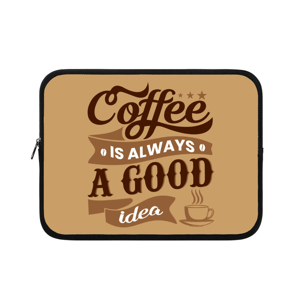 Coffee iPad Sleeve - Creative Tablet Sleeve - Themed Carrying Case