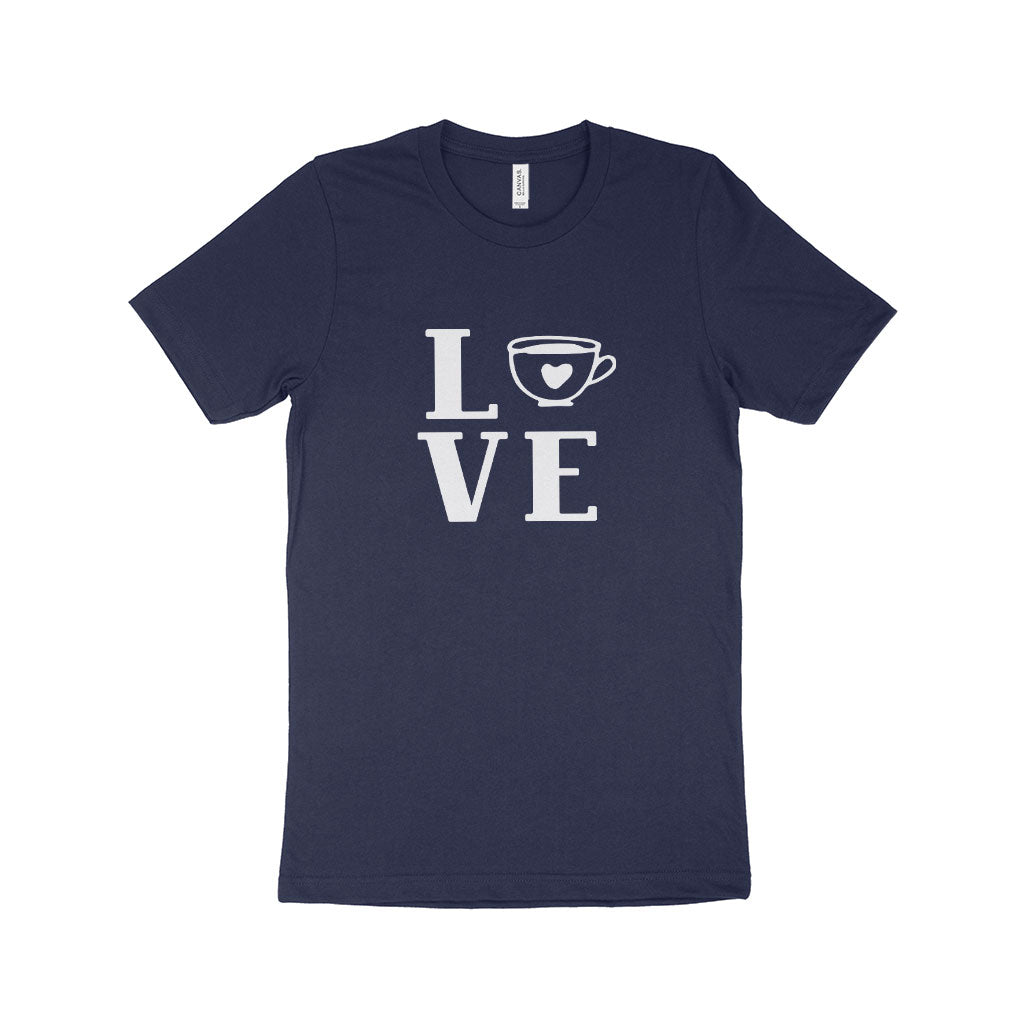 Love Coffee Unisex Jersey T-Shirt Made in USA