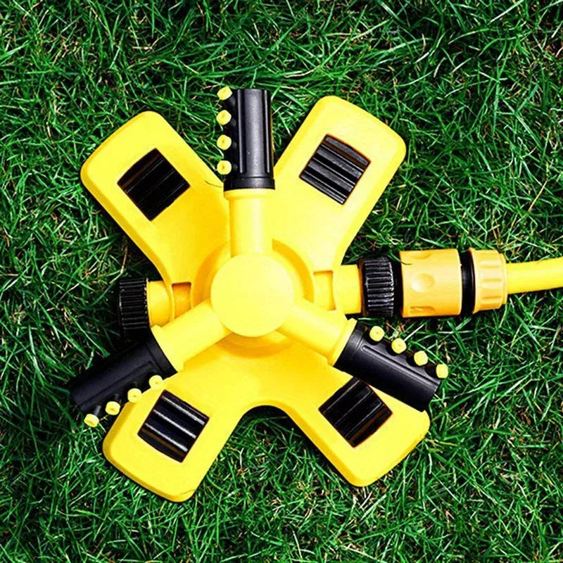 360° Trigeminal Automatic Rotating Garden Sprinkler