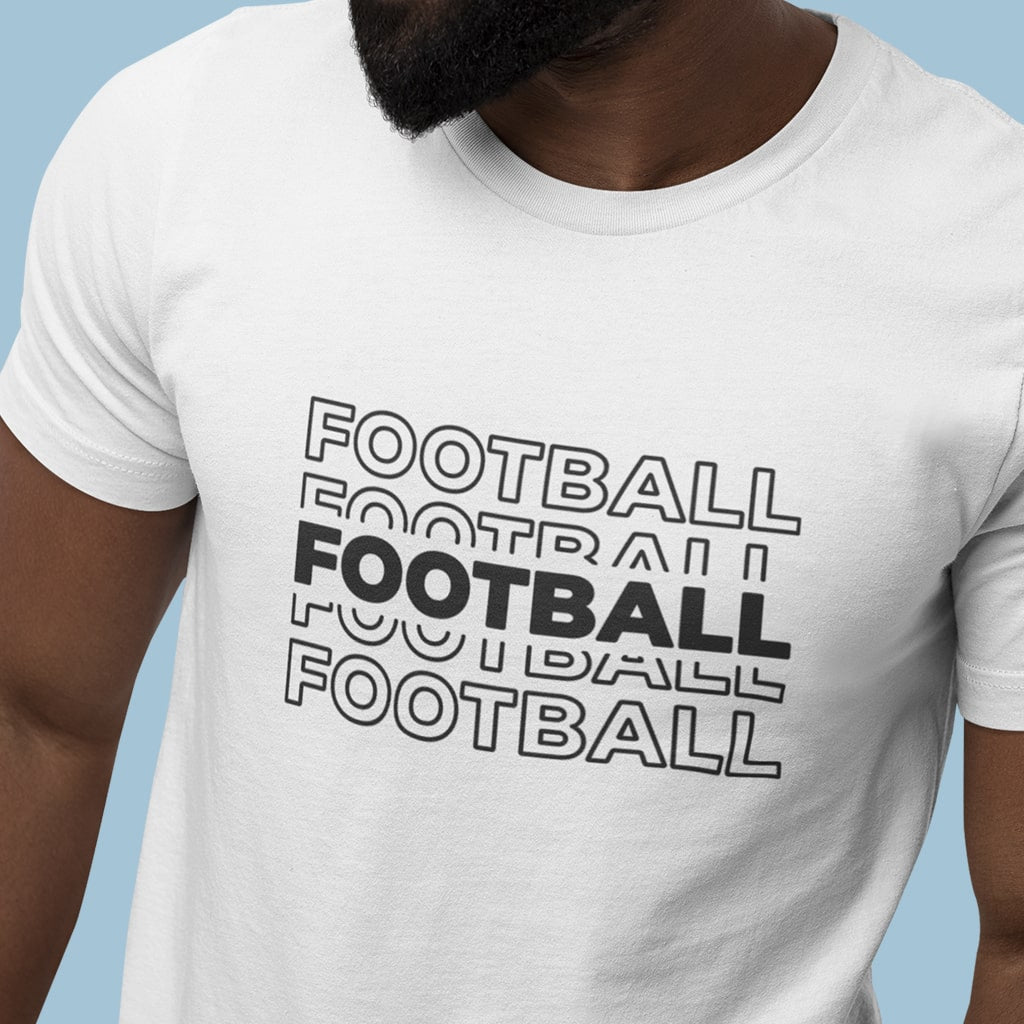 Football Unisex Jersey T-Shirt Made in USA