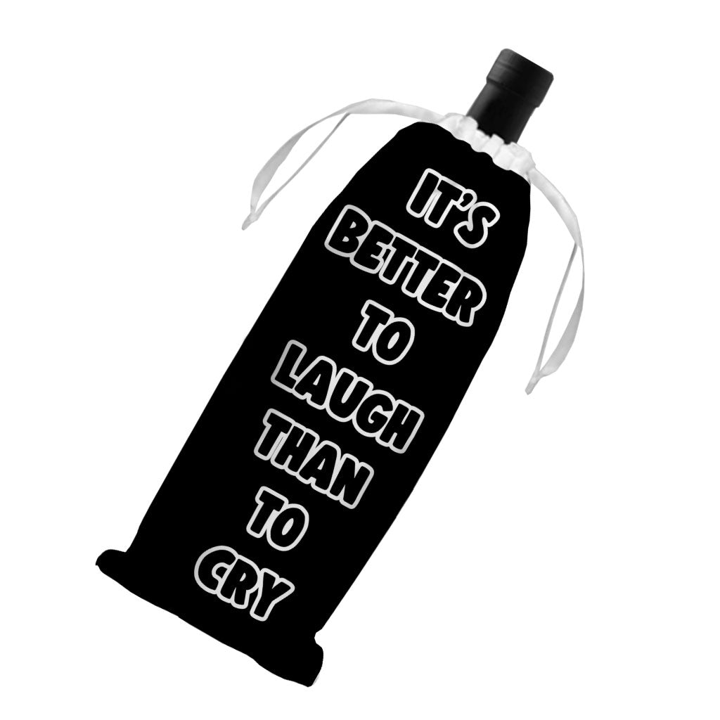 Cool Print Wine Tote Bag - Inspirational Wine Tote Bag - Cool Graphic Wine Tote Bag